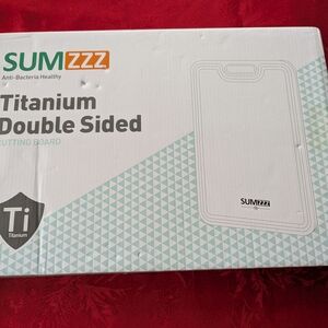 SUMZZZ Titanium Double Sided Cutting Board